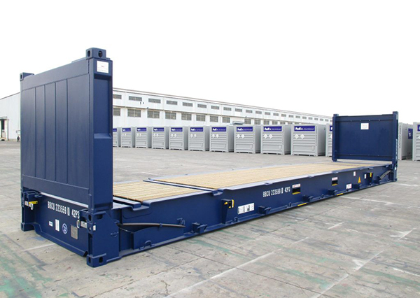 Пустой контейнер платформа